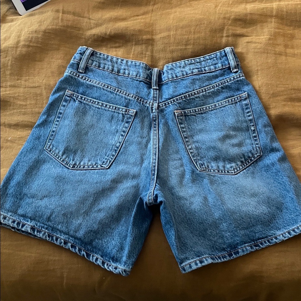 Zara Blue Denim Jean Shorts